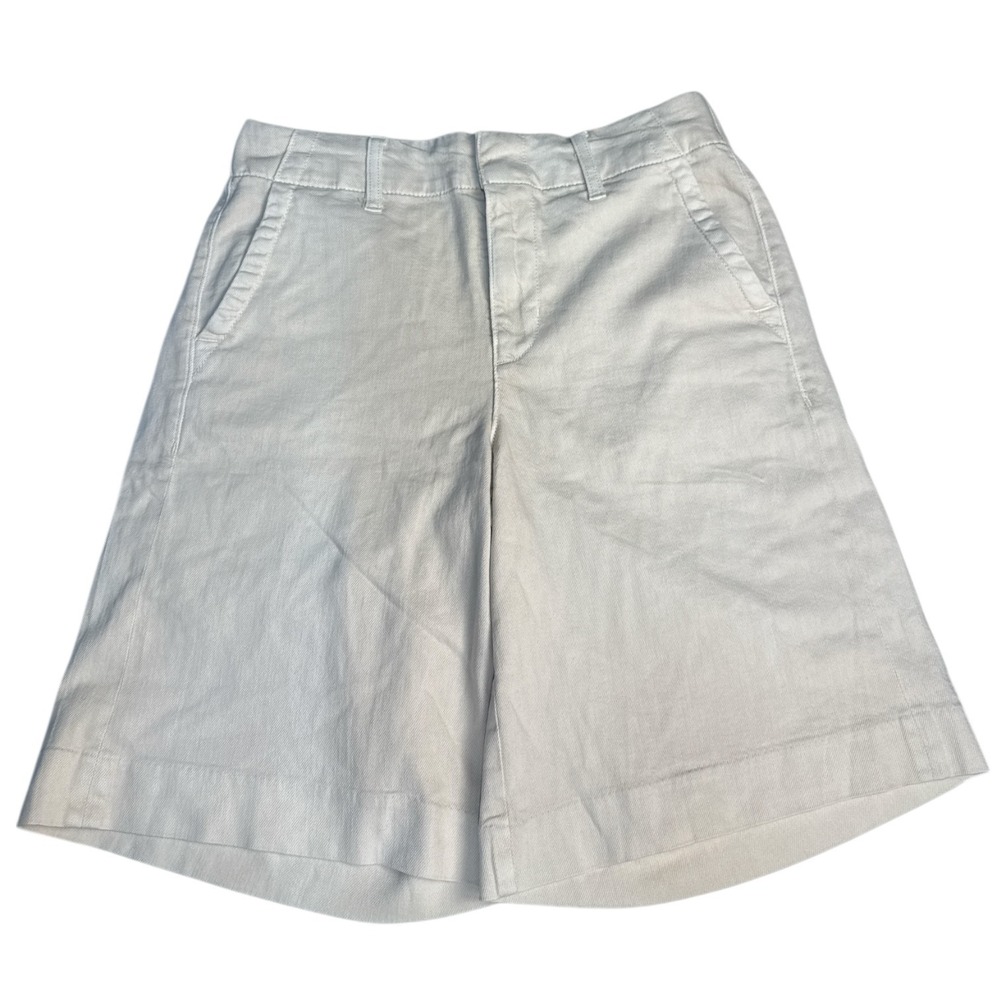 American Eagle‎ Classic Stretch High Rise Bermuda Shorts Beige 24W NWT